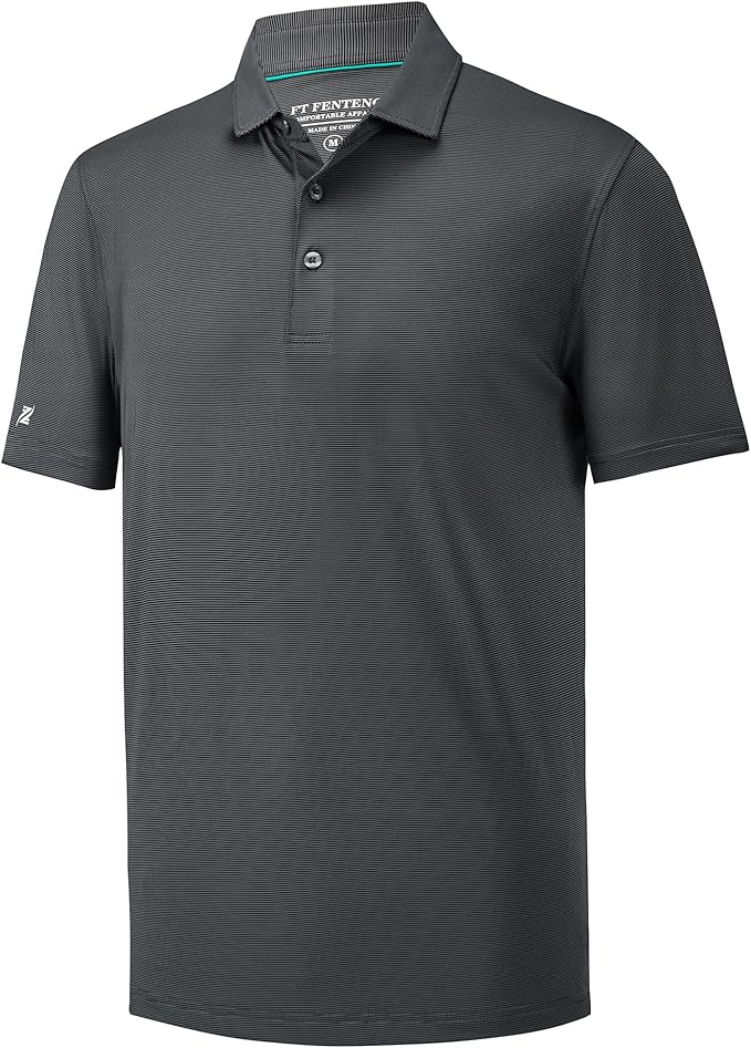 Mens Polo Shirts Short Casual Solid Stylish Dry Fit Performance Designed Collared Golf Polo Shirts for Men