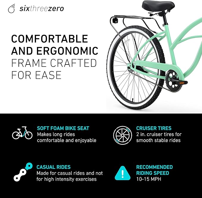 sixthreezero Around The Block Women's Beach Cruiser Bike