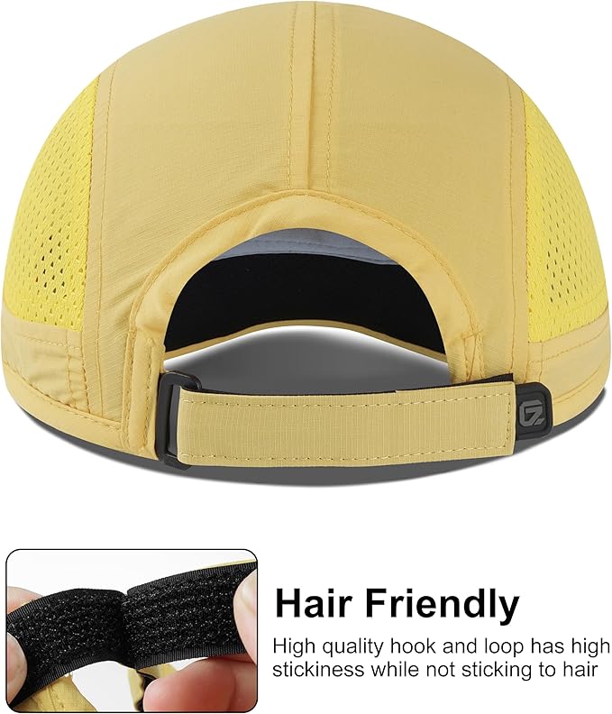 GADIEMKENSD Mens Folding Outdoor Hat Long Brim UPF 50+ Sun Protection