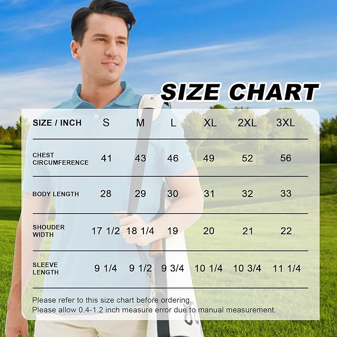 Mens Polo Shirts Short Casual Solid Stylish Dry Fit Performance Designed Collared Golf Polo Shirts for Men