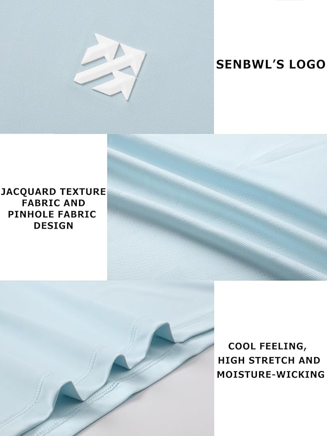 Mens Seamless Workout T-Shirts Lightweight Moisture Wicking Running Hiking Camping Tennis Pickleball Shirts for Men