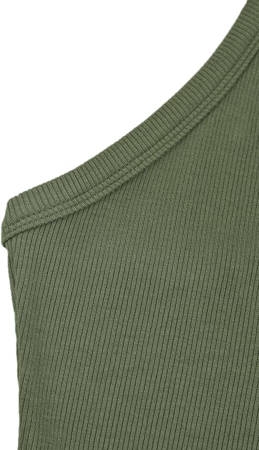 iGENJUN Workout Tops for Women Racerback Basic Tank Summer 2025 Camisole V Neck Slim Fit Ribbed Sleeveless