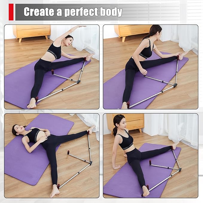 Leg Stretcher,300lbs Leg Stretcher Split Machine,for Flexibility Heavy Duty Leg Stretching Equipment Stretching Training Machine Split Leg Training for Home Yoga Dance Gym