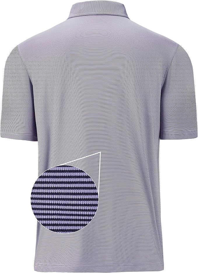 Mens Polo Shirts Short Casual Solid Stylish Dry Fit Performance Designed Collared Golf Polo Shirts for Men