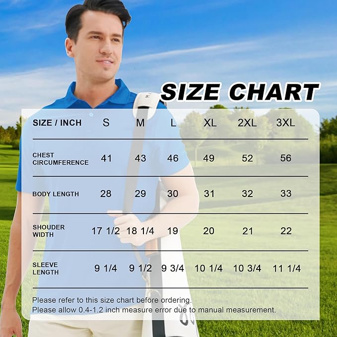 Mens Polo Shirts Short Casual Solid Stylish Dry Fit Performance Designed Collared Golf Polo Shirts for Men