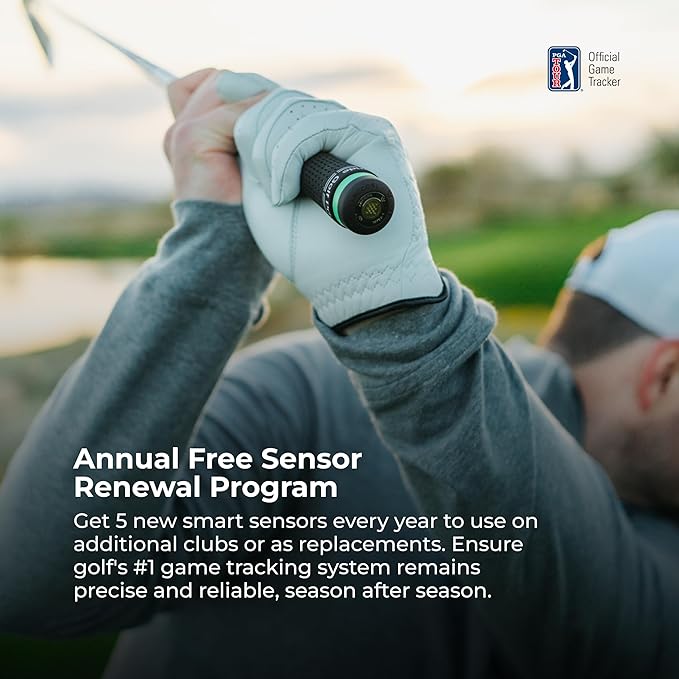 Arccos Smart Sensors: Automatic Golf Game Tracking System, A.I. Powered GPS Rangefinder & Smart Club Distances