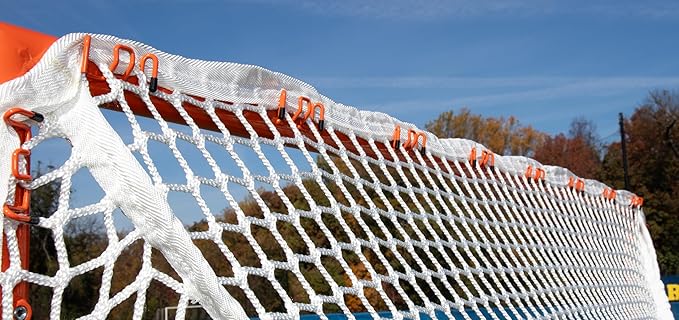 Velocity - Lacrosse Goal - Portable Steel Frame with Black Net, Perfect for Youth and Adult Training, Backyard Design