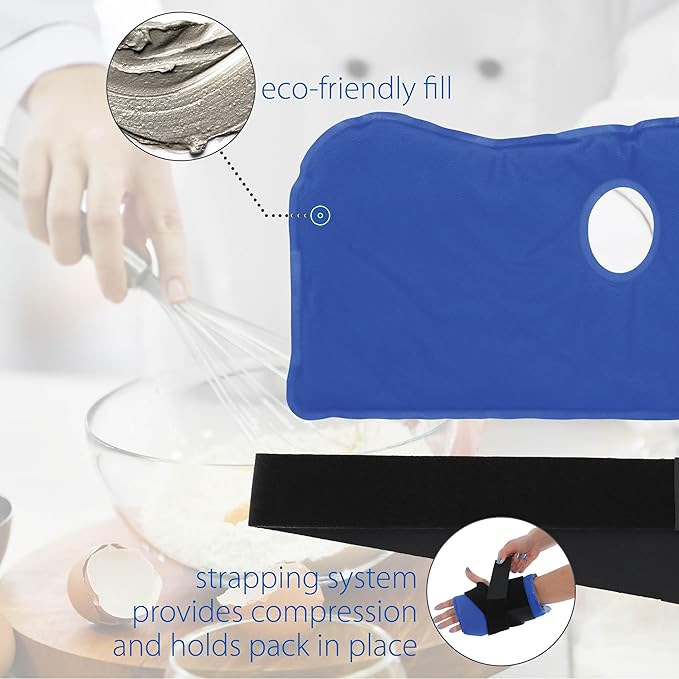 Core Products Dual Comfort CorPak – Reusable hot/Cold Wrist Pain Relief Pack – for Reliable Carpal Tunnel Pain Relief & Recovery; Use hot or Cold; Made in USA –Size: 8.5" x 14"