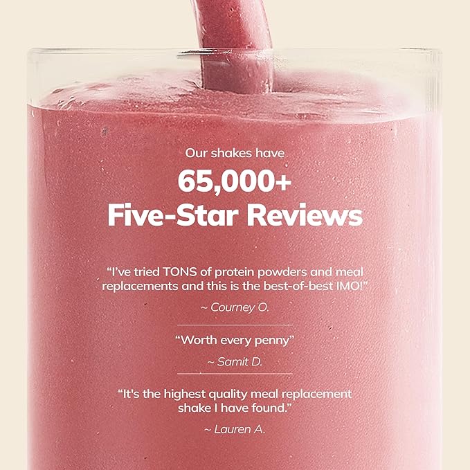 Ka’Chava All-In-One Nutrition Shake Blend, Strawberry, 15 Servings, 85+ Superfoods & Nutrients, Greens Plant-Based Powder Protein Drink, Digestive Enzymes & Probiotics, Vegan Dairy Gluten Free