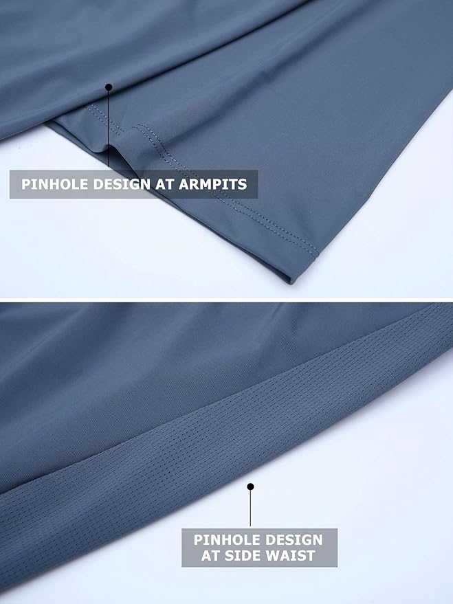 Moisture Wicking Quick Dry Soft Pickleball Workout Hiking Camping Running Shirts for Men Outdoor Sports