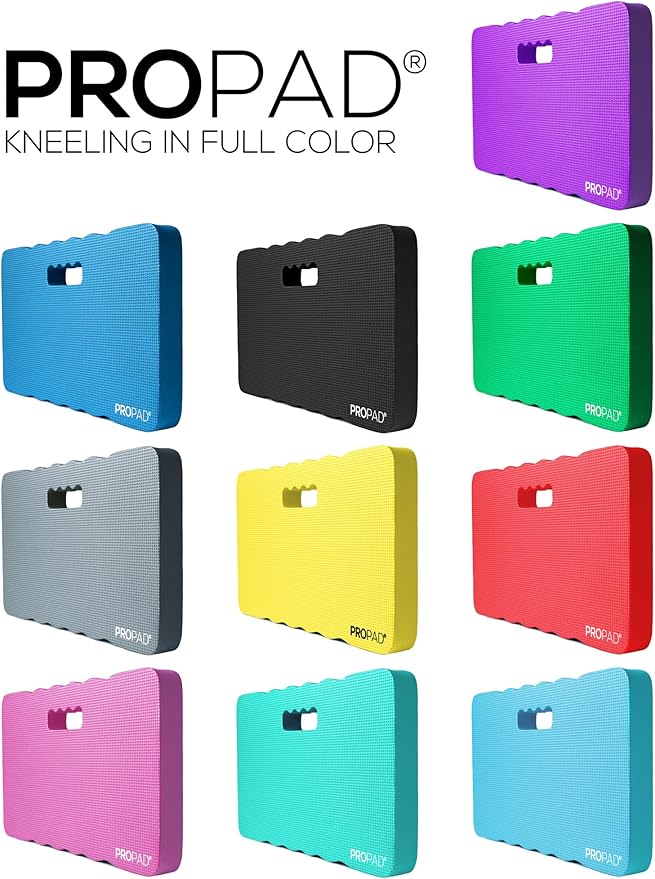 Thick Kneeling Pads, Garden Kneeler for Gardening, Bath Kneeler for Baby Bath, Kneeling Mat for Yoga, Knee Pad for Work, Floor Foam Pad, Extra Large (XL) 18 x 11 x 1.5 Inches, Black (Pack of 2)