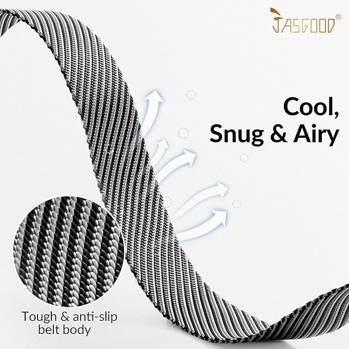 JASGOOD Nylon Canvas Breathable Military Tactical Men Waist Belt With Plastic Buckle