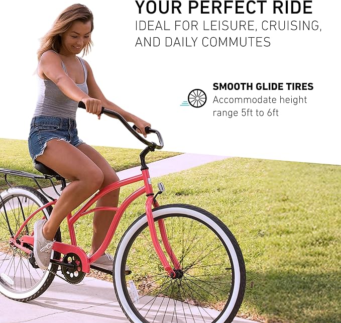 sixthreezero Around The Block Women's Beach Cruiser Bike