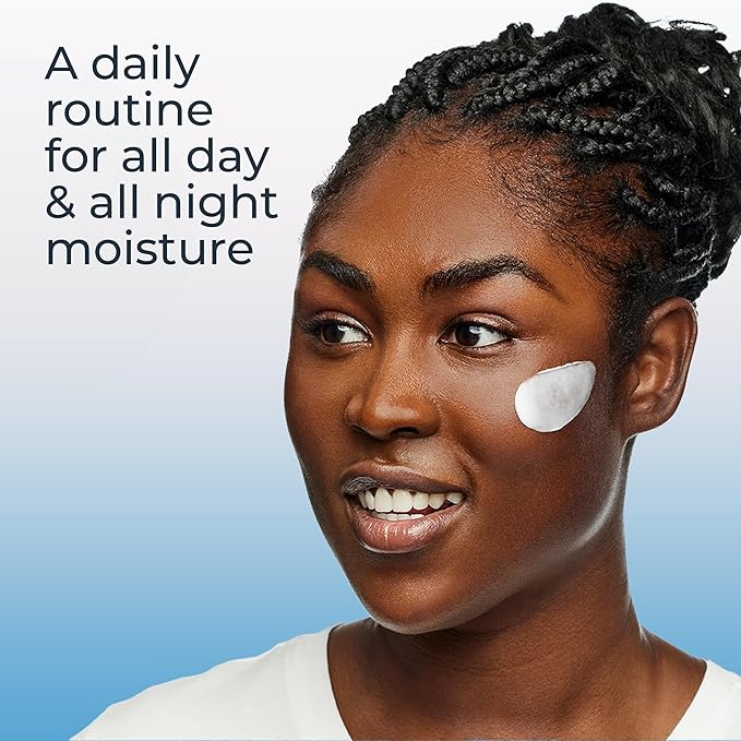 Eucerin Face Immersive Hydration Skin Care Set, Daily Face Lotion with SPF 30 (2.5 Fl Oz) + Night Cream with Hyaluronic Acid (2.5 Oz), Facial Moisturizer Improves the Look of Fine Lines and Wrinkles