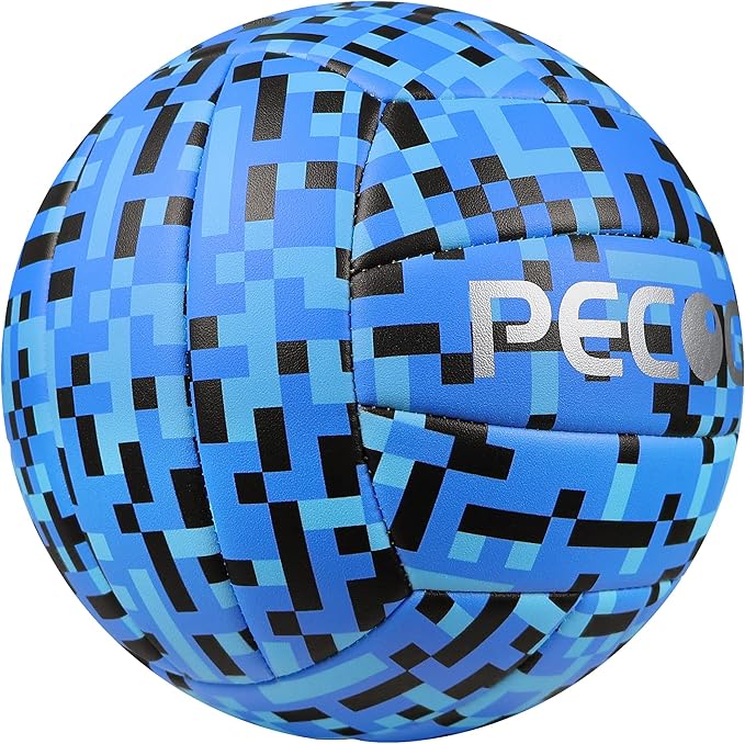 Volleyball Size 5 PU Leather Soft Indoor Outdoor Volleyballs Sports Training Game Play Ball for Beginner, Teenager, Adult, 8.2