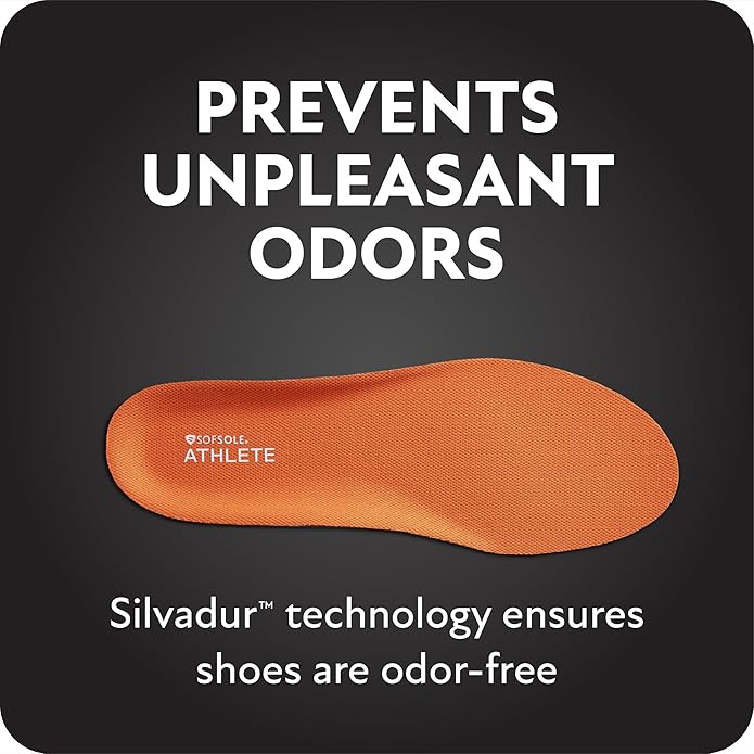 Sof Sole Insoles Women's Athlete Performance Full-Length & Trim-to-Fit Gel Shoe Insert