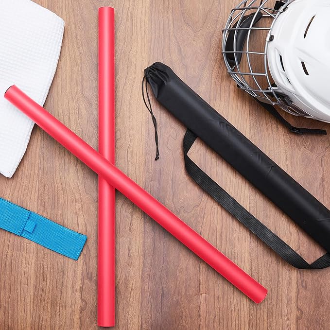 8 Pieces 23.6 Inches Foam Padded Escrima Sticks for Safe Practice Training Martial Arts and Karate with 4 Carry Bag Case