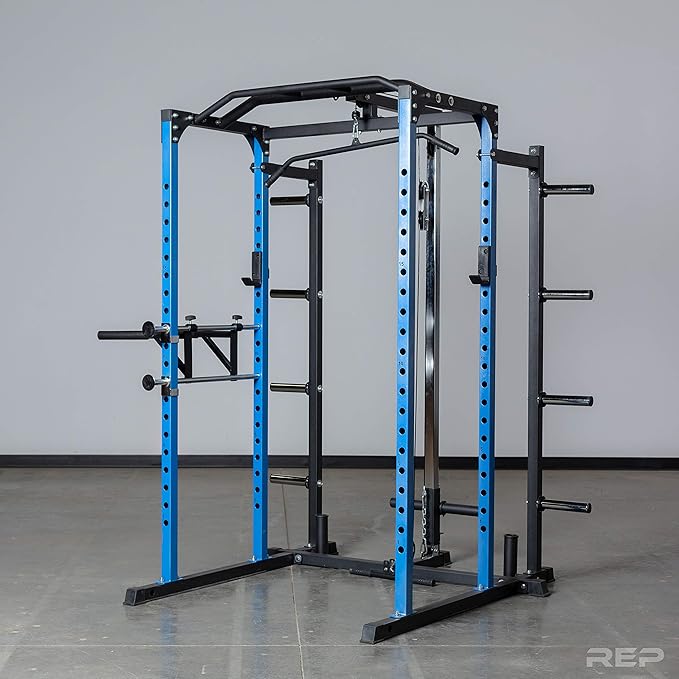 REP Fitness PR-1100 Power Rack - 700 lbs Rated Lifting Cage for Weight Training