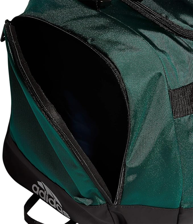 adidas Unisex Defender 4.0 Gym Duffel Bag for Men and Women, Team Dark Green, Medium (66L)