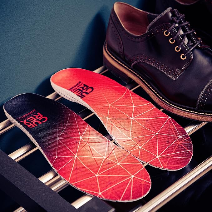 CURREX SupportSTP – Arch Support Insole w/Superior Cushioning & Airflow, Heavy Duty Shell for Less Fatigue – Comfort, Athletic, Casual and Work Shoe Inserts, Men & Women – Medium Arch, XS