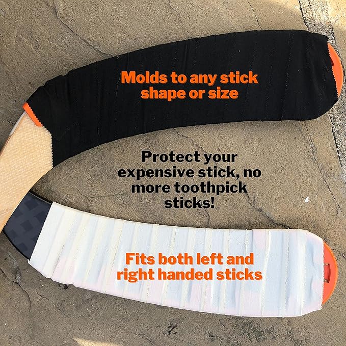 TOP SHELF - Hockey Stick Blade Protector Wrap Street Hockey Stick Set - Off Ice Training Equipment - Sauce Kit - 2 Pack