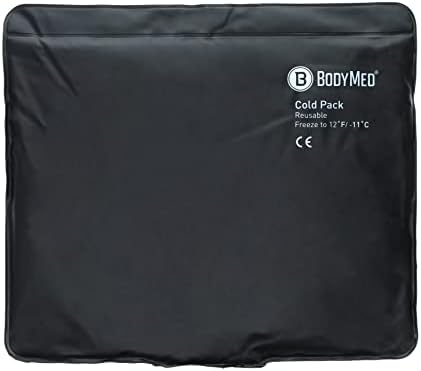 BodyMed Heavy Duty Reusable Urethane Ice Pack for Knee, Arm, Elbow, Shoulder, Back - Professional Grade Cold Therapy for Injuries, Aches, Swelling, Bruises, Sprains - 14 in. x 12 in. (Standard)