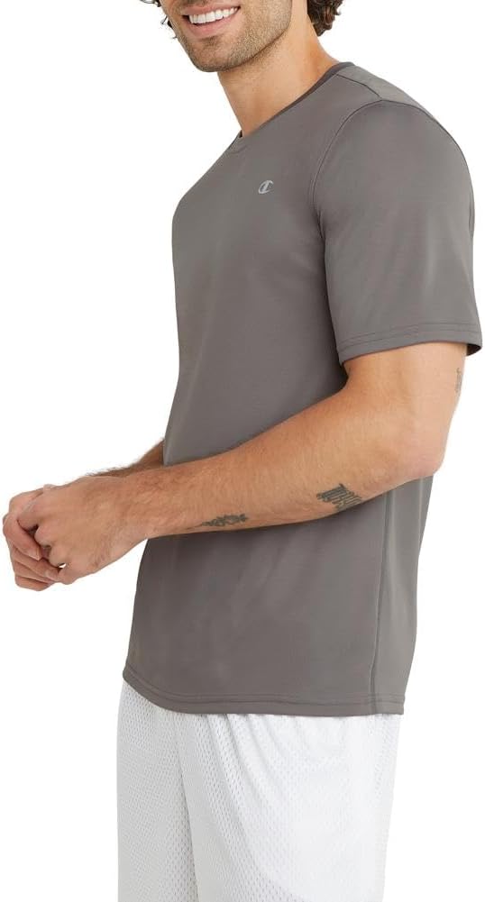 Champion Men's T-shirt, Sport Tee, Moisture Wicking, Anti Odor, Athletic T-shirt for Men (Reg. Or Big & Tall)