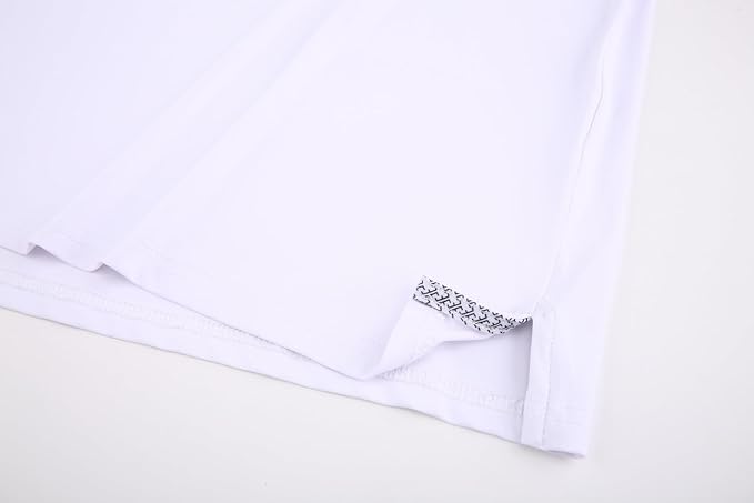 Alex Vando Mens Golf Shirt Moisture Wicking Quick-Dry Solid Short Sleeve Polo Shirts for Men