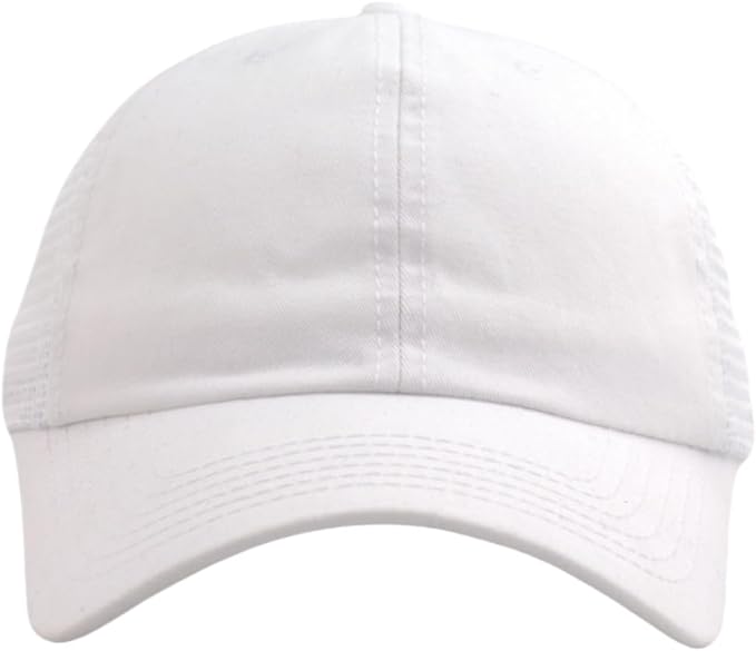 Comfy Vintage Trucker Baseball Hat- M/L/XL/XXL Women Men Unstructured Washed Dad Cap | Snapback | Soft Crown | Soft Mesh