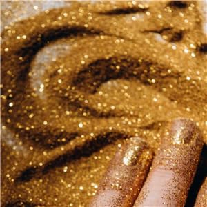 Go Ho Hair and Body Glitter Spray,Gold Glitter Spray Dry Powder Makeup for Clothes,Festival Loose Sparkle Powder,Holographic Ultra Fine Resin Glitters for Crafts,10g