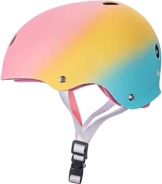 Triple Eight Certified Sweatsaver Helmet for Skateboarding, BMX, Roller Derby, Roller Skating, Inline Skating, Scooter and Bike