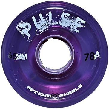 Outdoor Quad Roller Wheels 78A ATOM PULSE 65x37 Purple / 2 Packs - 8 Wheels