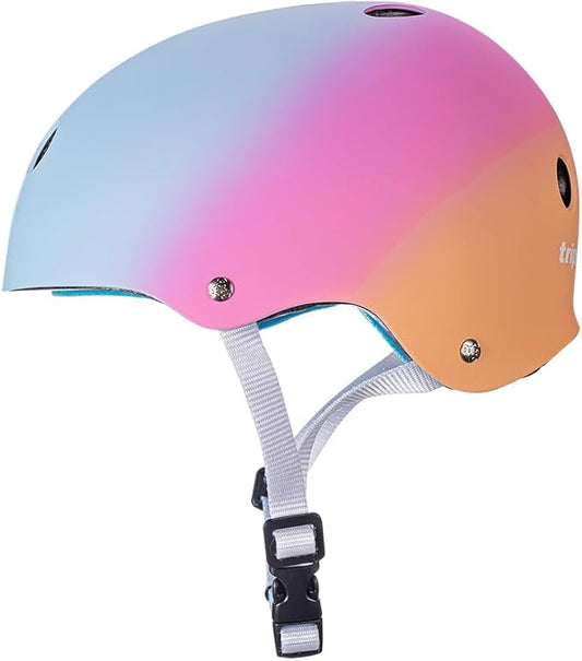 Triple Eight Certified Sweatsaver Helmet for Skateboarding, BMX, Roller Derby, Roller Skating, Inline Skating, Scooter and Bike