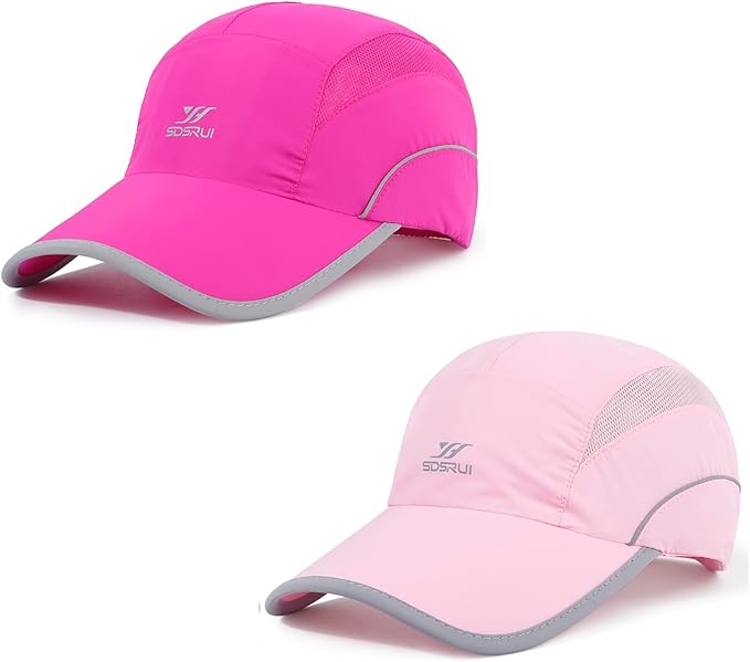 Running Hat Mesh Sports Cap Lightweight Quick Drying Runner Cap for Men Women