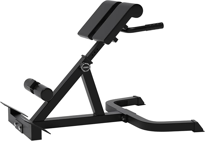 Roman Chair,Back Extension Bench,Multi Functional Ab Bench, Hyperextension Bench Abdominal Exercise, Leg Strength Trainer Home Men Women Full Body