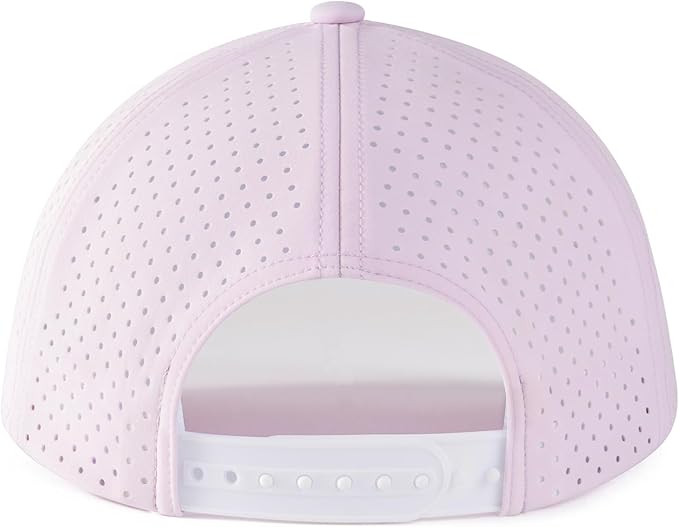 VOBOOM Men Quick Dry Baseball Cap Laser Cut Mesh Ball Curved Brim Snapback Hat