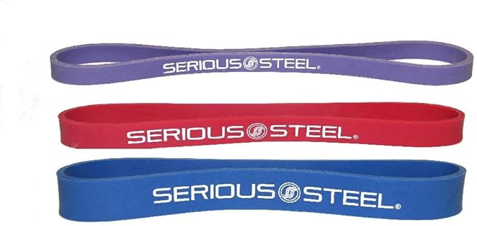 Serious Steel Fitness 12 inch Resistance Band - Deadlift & Hip Band for Glute Activation & Dynamic Warm Up