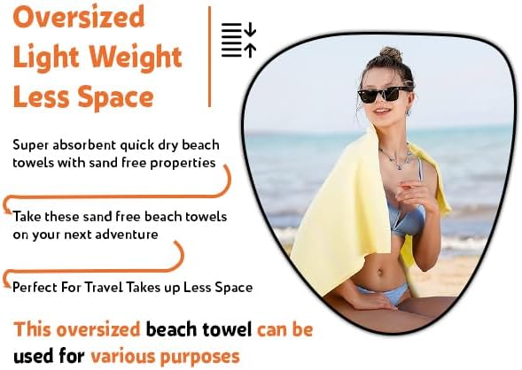 HAVLULAND Turkish Beach Towel Pack of 6 – 100% Cotton Beach Towels Bulk 72 x 40'' – Oversized, Quick Dry & Sand Free Beach Towel – Lightweight Turkish Bath Towels Set
