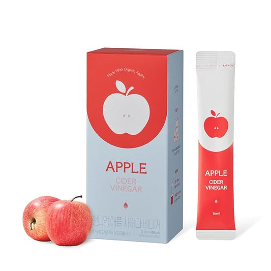 HANDIUM, Apple Cider Vinegar, Liquid Concentrate Stick, Better Taste ACV, No Sugar Added, Low Calorie, Easy to Mix (0.54 Fl Oz, Pack of 15)