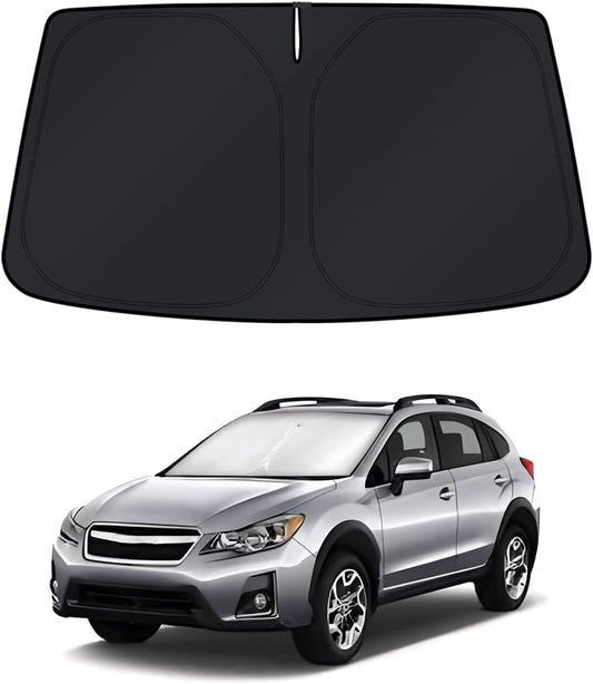 KUST Windshield Sun Shade for Subaru XV Crosstrek 2013–2017 Window Shade Sun Visor Cover Foldable Blocks UV Rays Keep Your Car Cooler