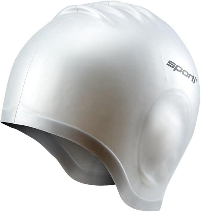 Sporti Silicone Ear Swim Cap