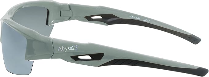 Sports Sunglasses for Men and Women, Adjustable Nose Pads, TR90 Frame, UV Protection, for Golfing, Running, Cycling