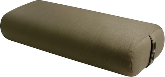 Hugger Mugger Standard Yoga Bolster - Firm, Supportive, Handmade, Durable