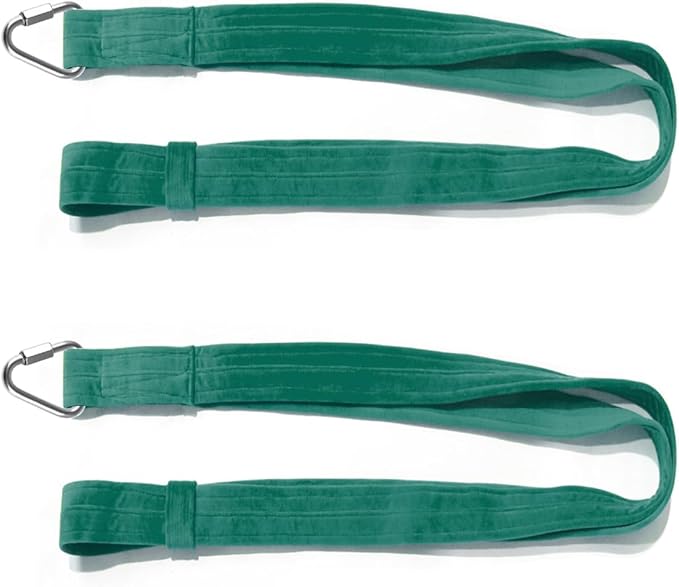 4.9ft (1.5m) Aerial Loops Straps – Professional Aerial Yoga Ropes for Acrobatics, Circus Training & Fitness – Strong Nylon Trapeze Straps for Aerial Silks, Hammock, Dance & Performance Arts