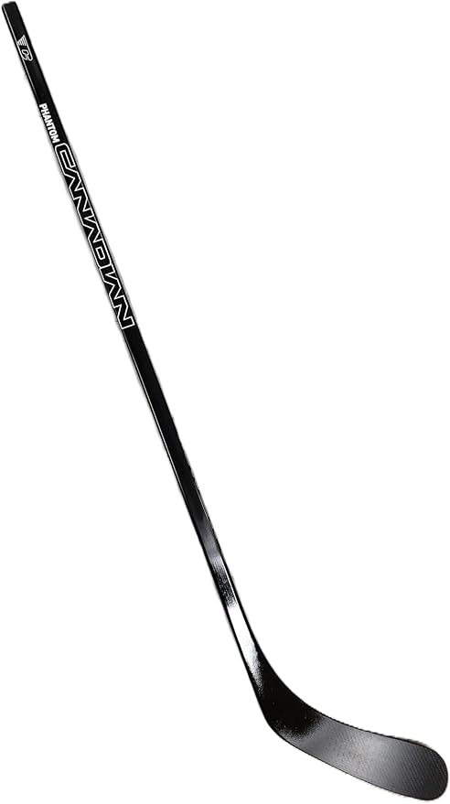 Canadian Phantom Custom 1-Piece Composite Hockey Stick - Senior | 80 Flex, P92 Curve | Black