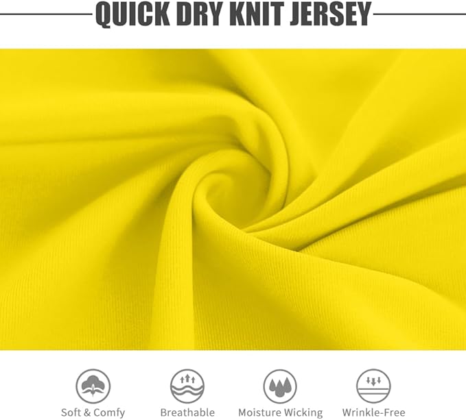 Zengjo Athletic Shirts for Men Short Sleeve Quick Dry Workout Running Gym Sport Exercise Tee Moisture Wicking