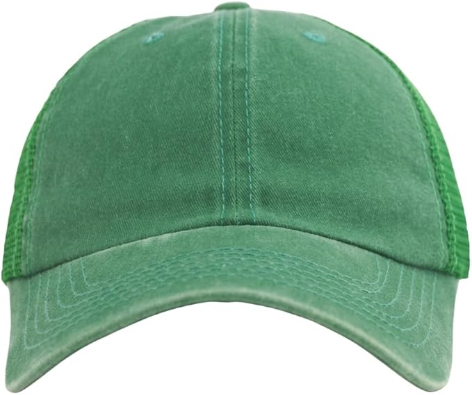 Comfy Vintage Trucker Baseball Hat- M/L/XL/XXL Women Men Unstructured Washed Dad Cap | Snapback | Soft Crown | Soft Mesh