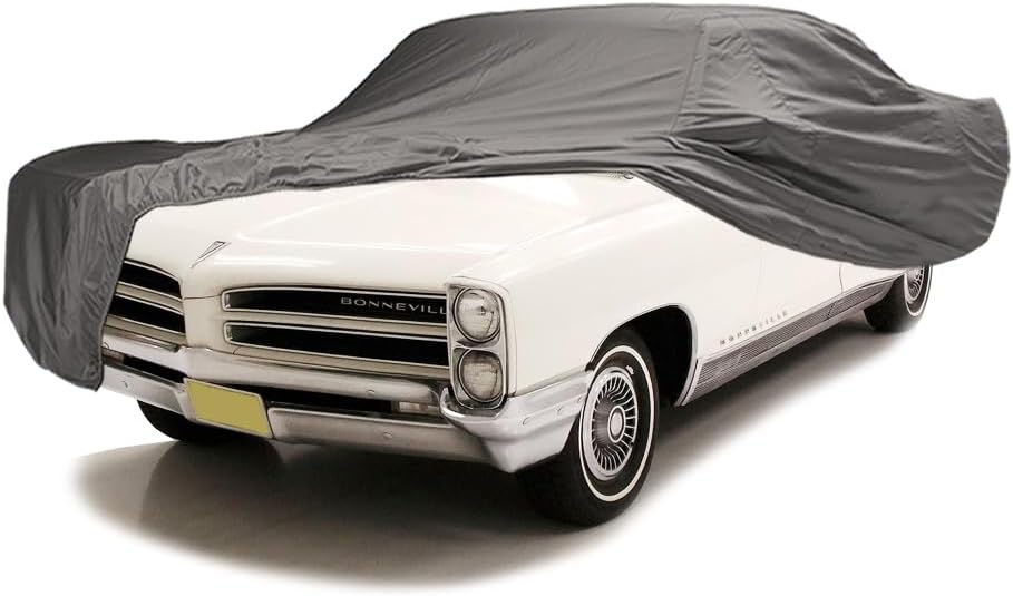 CarsCover Custom Fits for Pontiac Bonneville 1958-1960 Car Cover Ironshield Leatherette All Weatherproof Waterproof 100% Block Sun, Rain, Dust