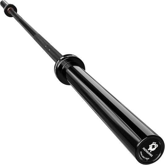 Olympic Barbell 45lb (20kg) - 7ft Bearing Spin Bar for Weightlifting and Strength Training,Ceramic Coating,500 LBS Capacity,28mm High Whip,Fits 2" Plates,for Home Gym