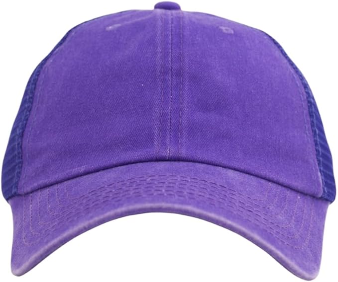 Comfy Vintage Trucker Baseball Hat- M/L/XL/XXL Women Men Unstructured Washed Dad Cap | Snapback | Soft Crown | Soft Mesh